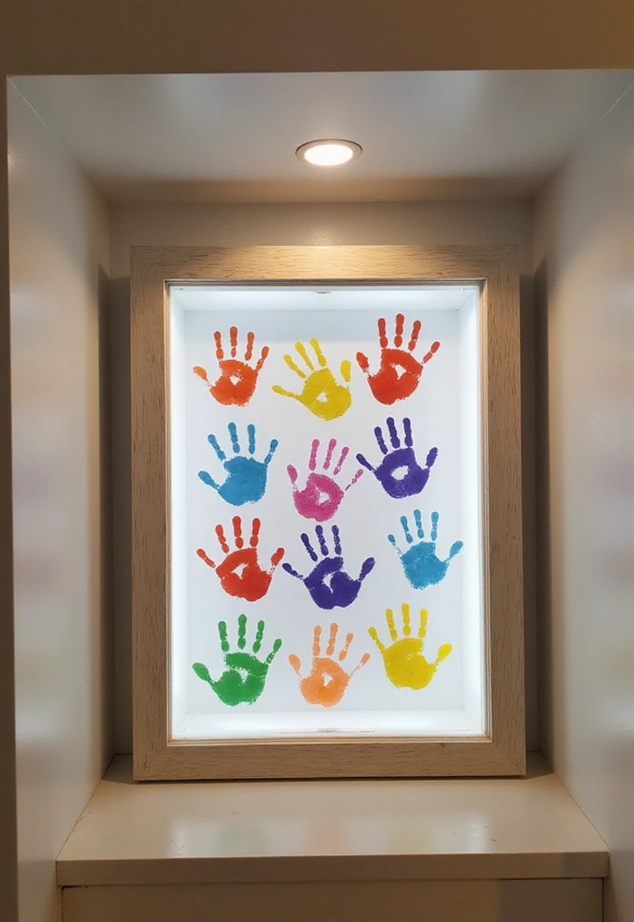 30+ DIY Memory Box Ideas That Keep Treasured Moments Safe - 7. Handprint Memory Box