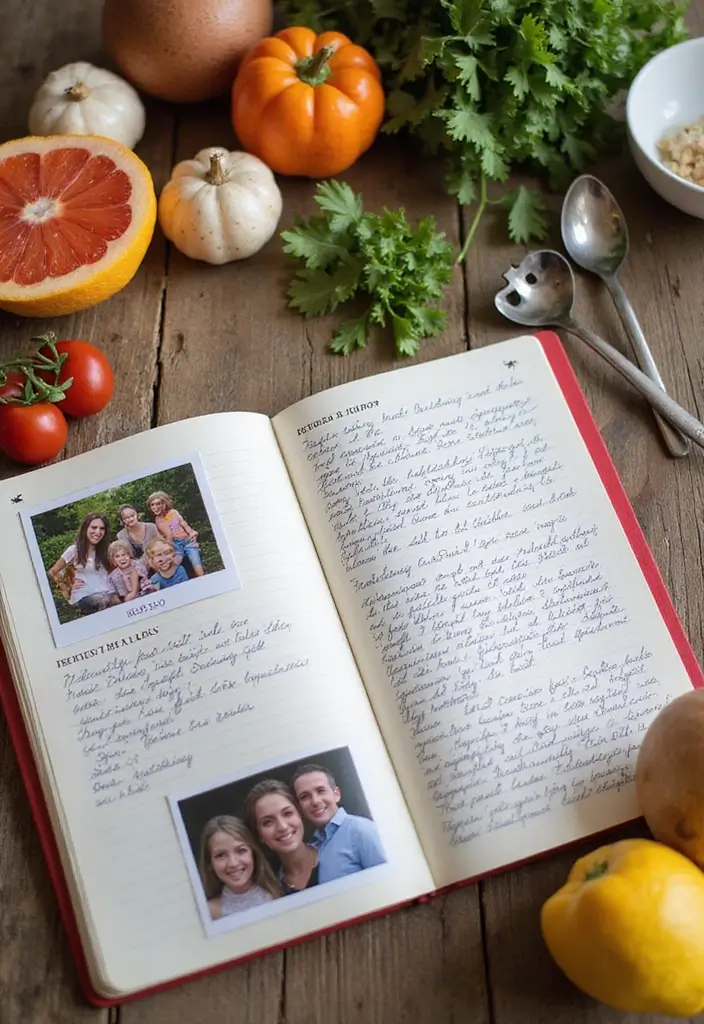 30+ DIY Pregnancy Journal Ideas That Capture Memories Beautifully - 10. Recipe and Memory Journal