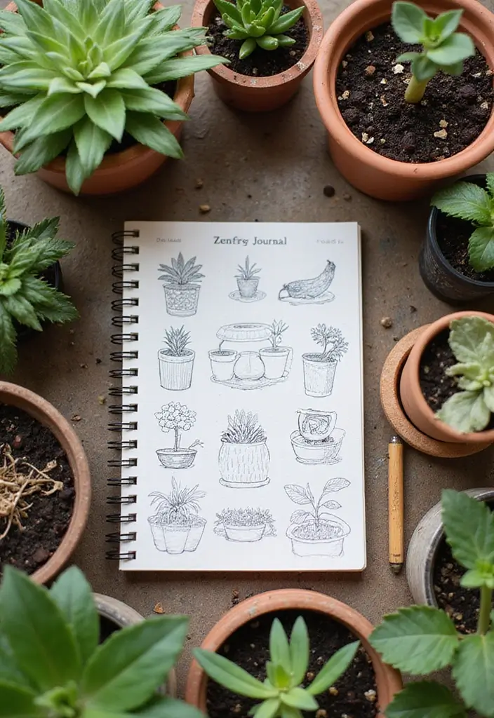 30+ DIY Pregnancy Journal Ideas That Capture Memories Beautifully - 18. Gardening Pregnancy Journal