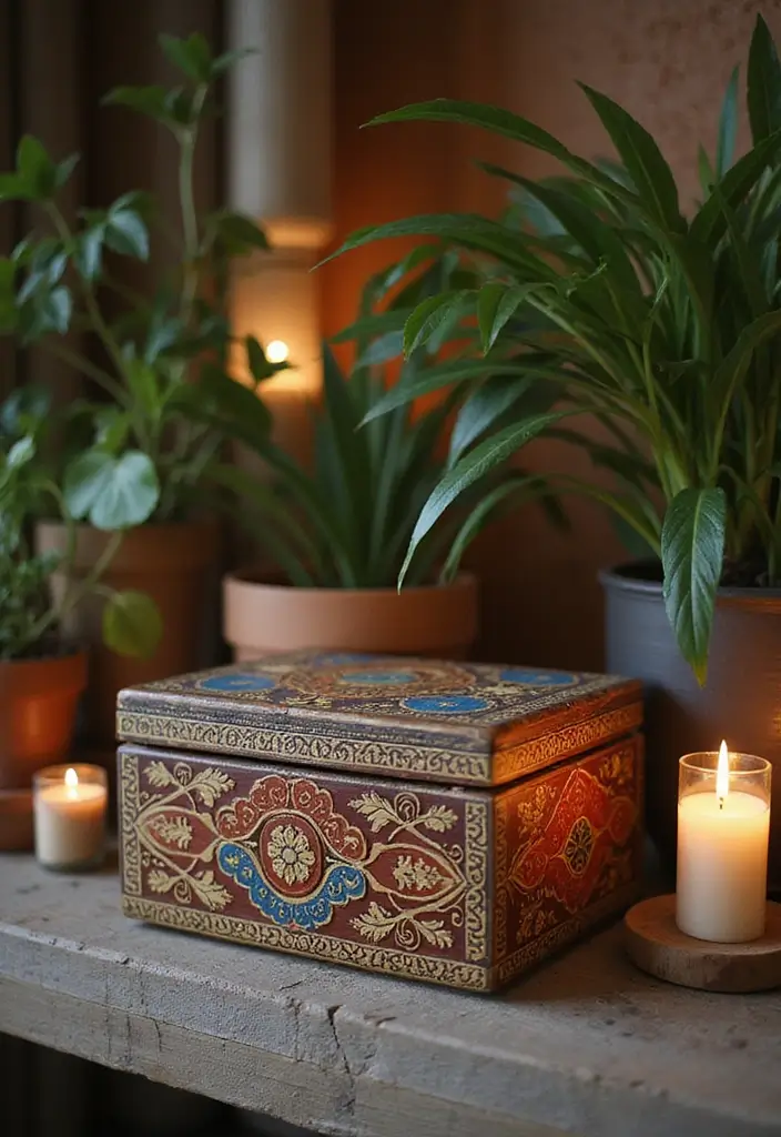 30+ DIY Savings Box Ideas That Encourage Fun and Smart Saving - 2. Painted Wooden Box