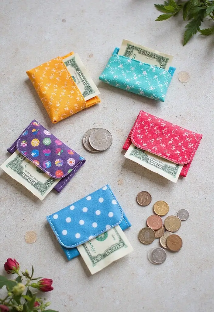 30+ DIY Savings Box Ideas That Encourage Fun and Smart Saving - 9. Fabric Scrap Money Holders