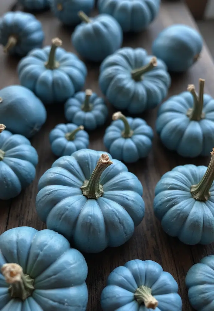 30+ Easy Creative Pumpkin Painting Ideas That Anyone Can Try at Home - 16. Monochrome Magic