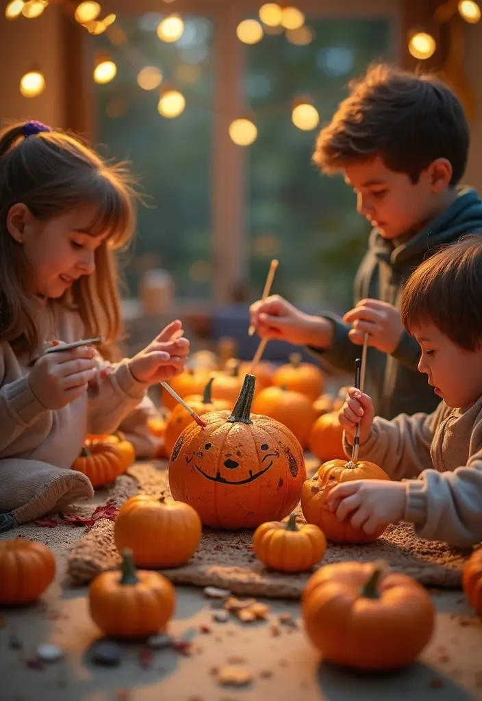 30+ Easy Creative Pumpkin Painting Ideas That Anyone Can Try at Home - 29. Personalized Family Traditions