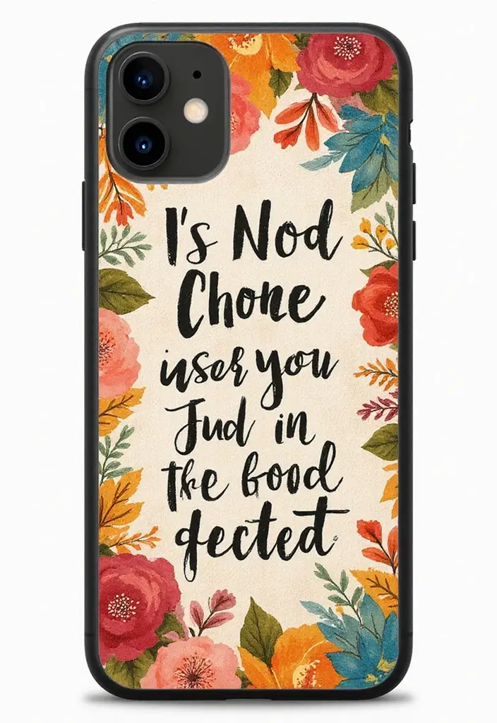 30+ Easy Phone Case Painting Ideas For Quick Customization - 6. Quote Art