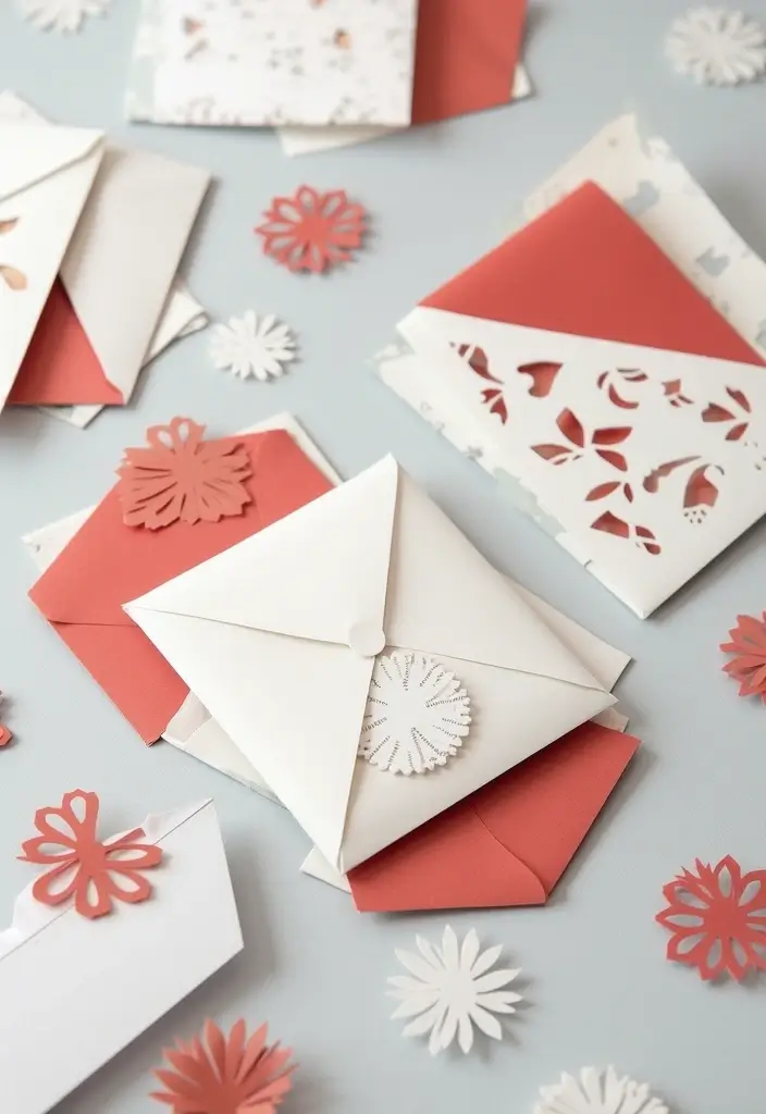 30+ Envelopes Decoration Ideas That Make Mail Fun, Cute, and Creative - 11. Creative Cut-Outs