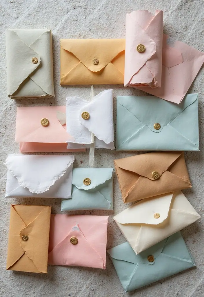 30+ Envelopes Decoration Ideas That Make Mail Fun, Cute, and Creative - 17. Layered Papers