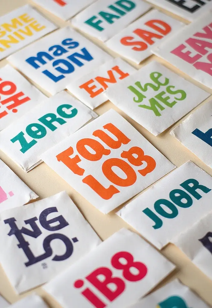 30+ Envelopes Decoration Ideas That Make Mail Fun, Cute, and Creative - 26. Bold Typography