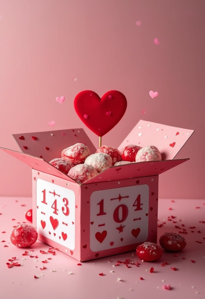 30+ Football Valentine Box Ideas That Are Perfect for Fans - 21. Football Countdown Box