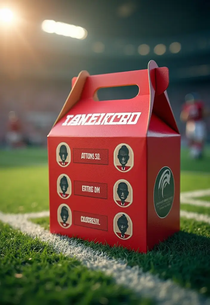 30+ Football Valentine Box Ideas That Are Perfect for Fans - 27. Fantasy Football Love Box