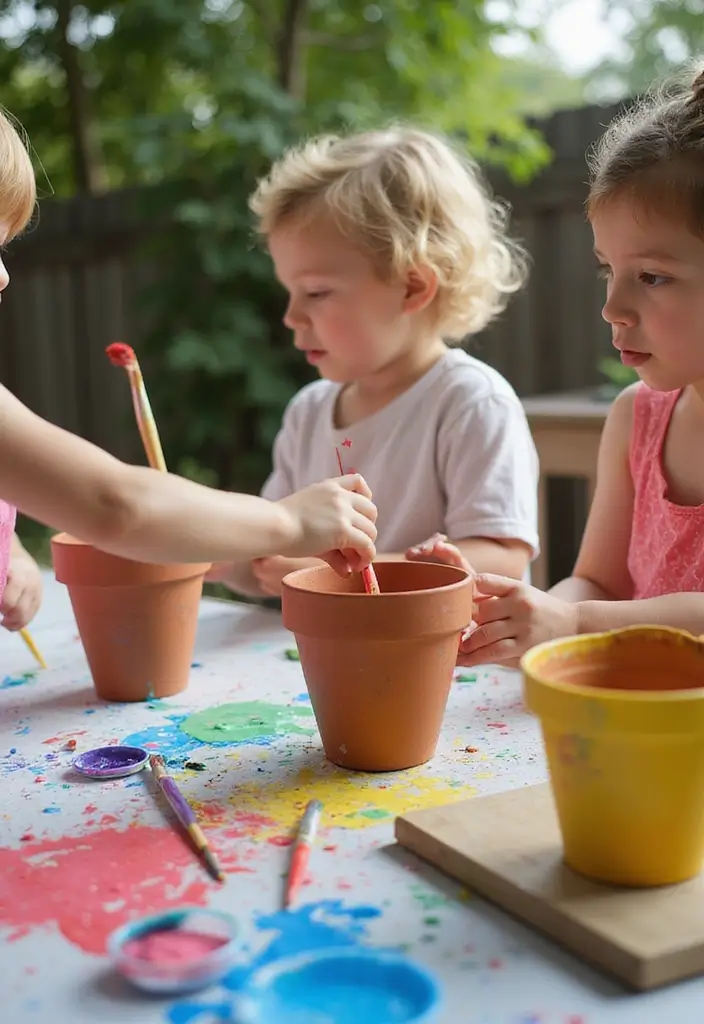30+ Fun Craft Ideas That Bring Joy and Creativity to Any Day - 1. Painted Flower Pots