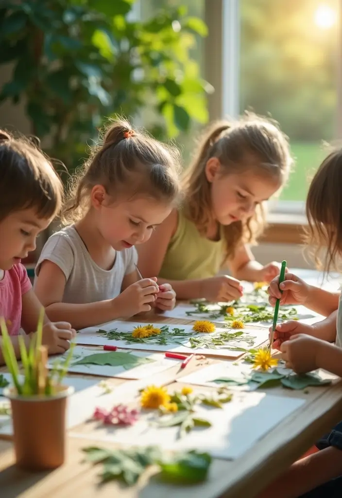 30+ Fun Craft Ideas That Bring Joy and Creativity to Any Day - 8. Nature Collages