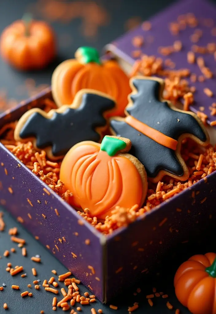30+ Halloween Box Ideas That Make Festive Treats Fun and Spooky - 10. Halloween Cookie Box