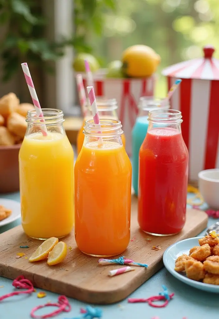 30+ Halloween Juice Box Ideas That Are Spooky Fun for Kids - 30. Carnival Fun Juice Boxes