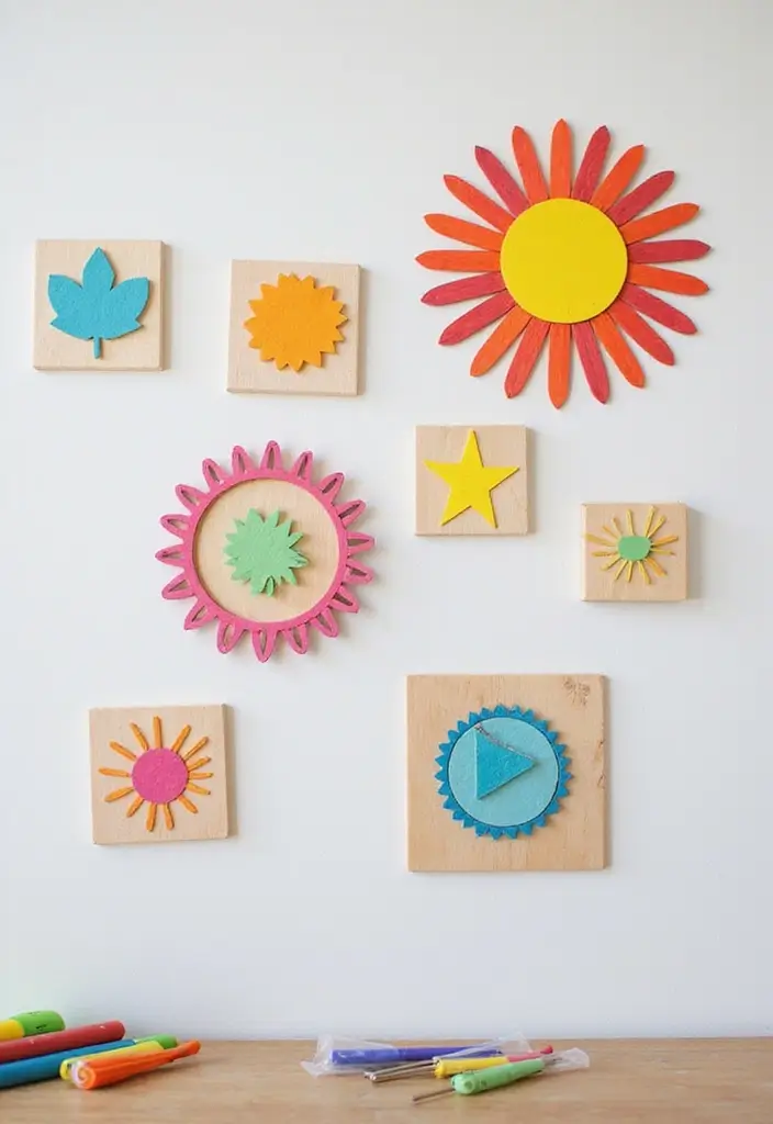30+ Ice Sticks Craft Ideas That Turn Popsicles Into Creative Art - 1. Popsicle Stick Wall Art