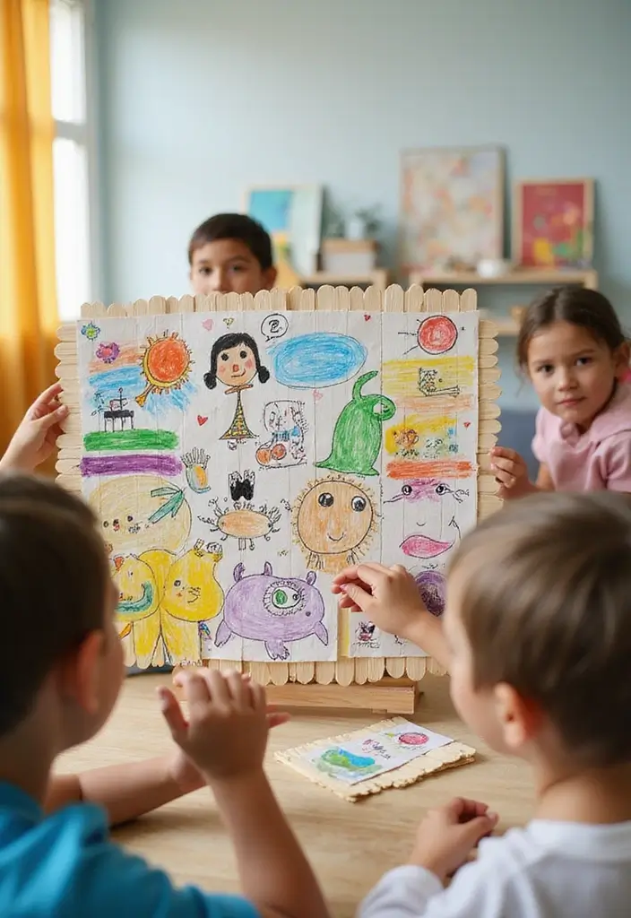 30+ Ice Sticks Craft Ideas That Turn Popsicles Into Creative Art - 20. Popsicle Stick Storyboards