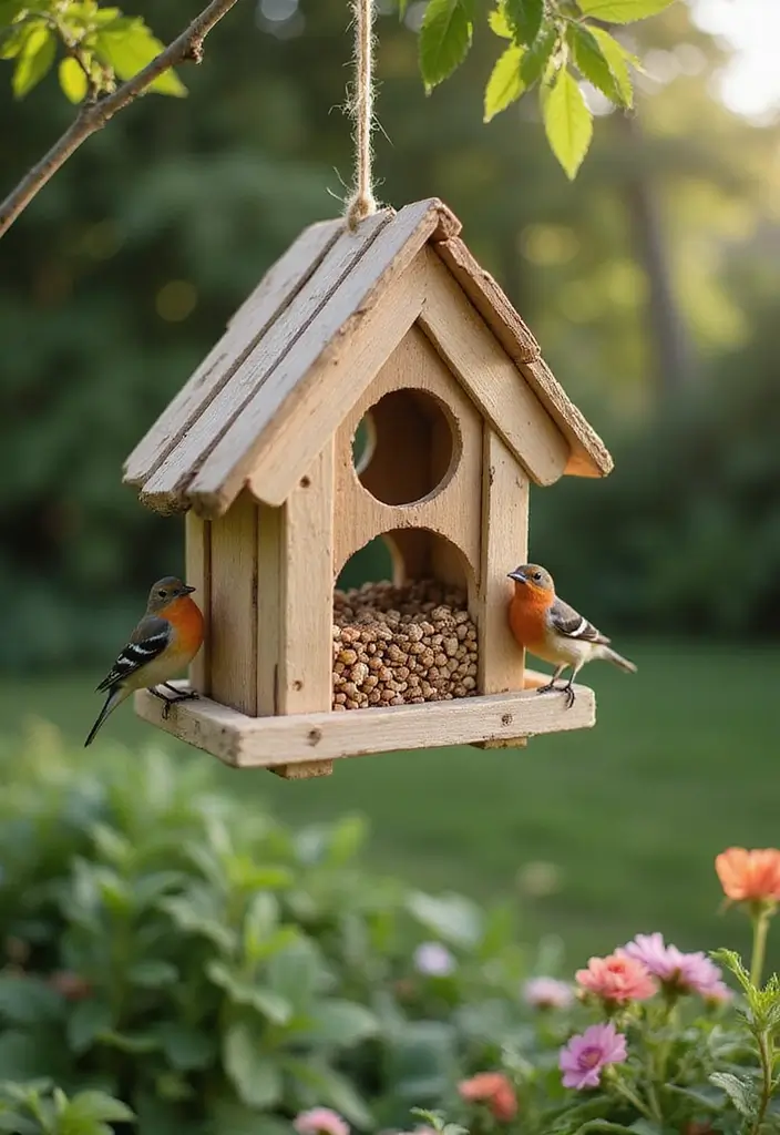 30+ Ice Sticks Craft Ideas That Turn Popsicles Into Creative Art - 4. Fun Bird Feeders