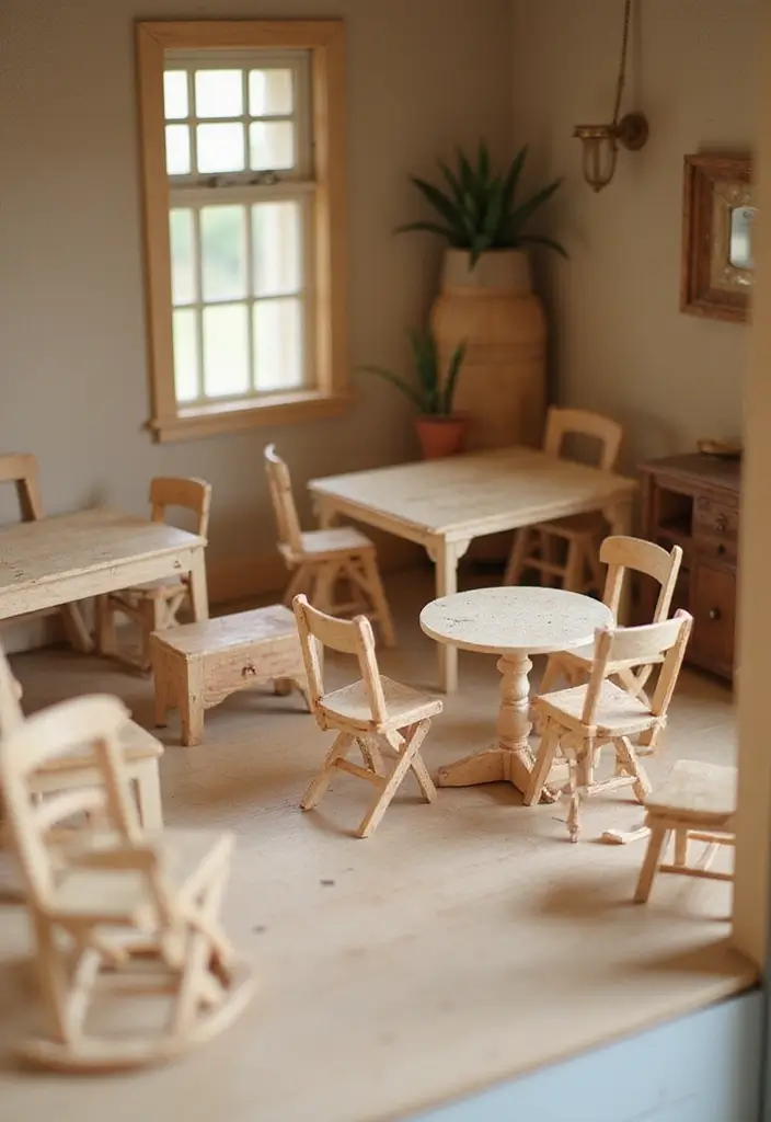 30+ Ice Sticks Craft Ideas That Turn Popsicles Into Creative Art - 9. Miniature Furniture