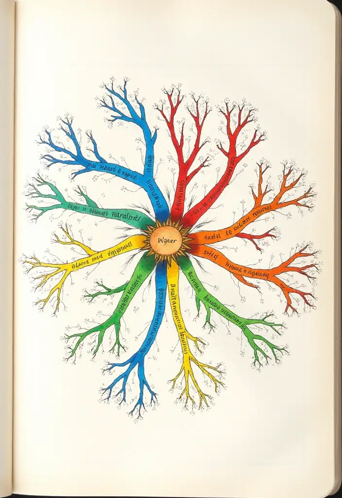 30+ Journal Decoration Ideas That Personalize Your Notebooks Beautifully - 13. Mind Map Layouts