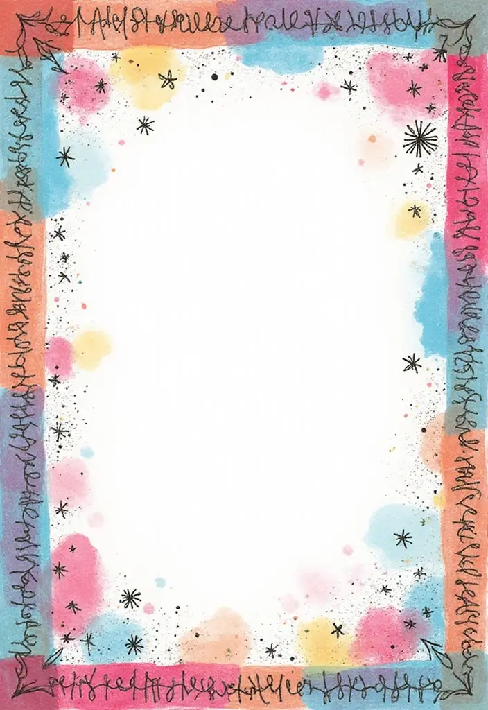 30+ Journal Decoration Ideas That Personalize Your Notebooks Beautifully - 16. Decorative Page Borders