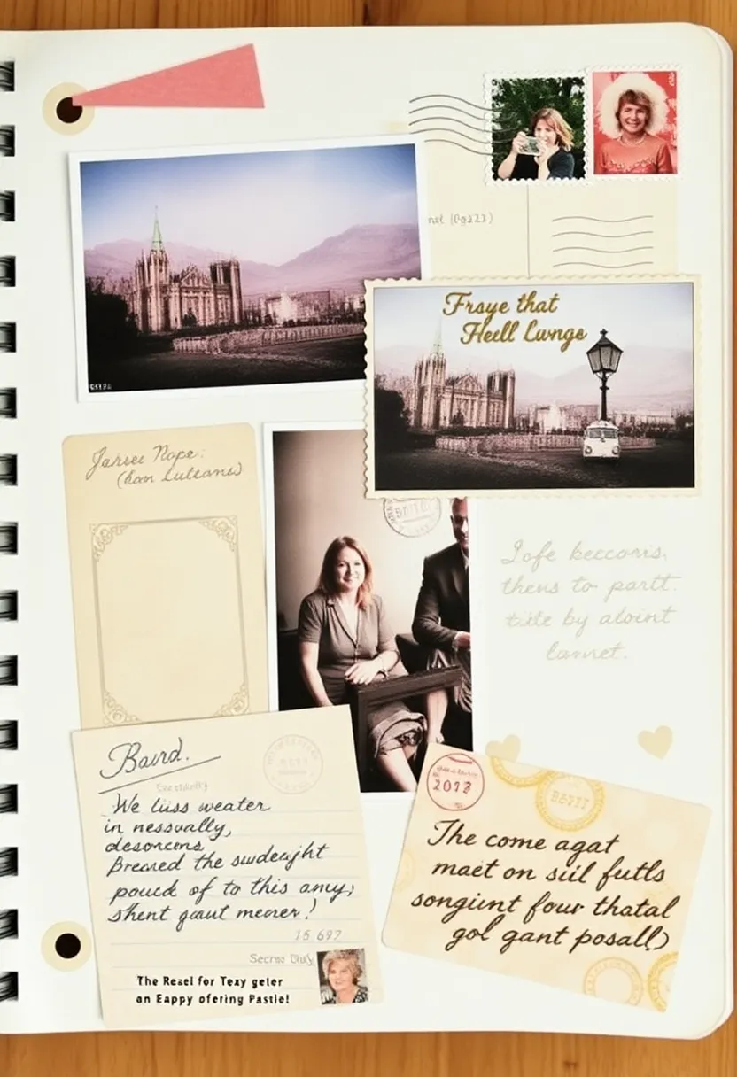 30+ Journal Decoration Ideas That Personalize Your Notebooks Beautifully - 26. Postcards and Letters