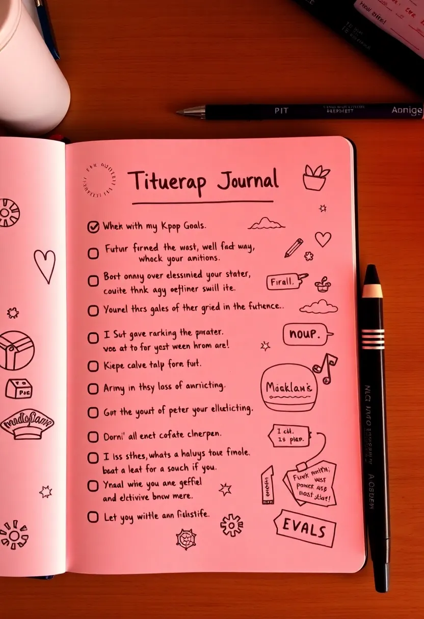 30+ Kpop Journal Ideas That Are Fun, Creative, and Trendy - 30. Kpop Future Goals