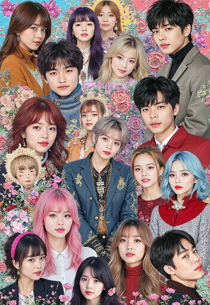 30+ Kpop Journal Ideas That Are Fun, Creative, and Trendy - 5. Pop Culture Collage