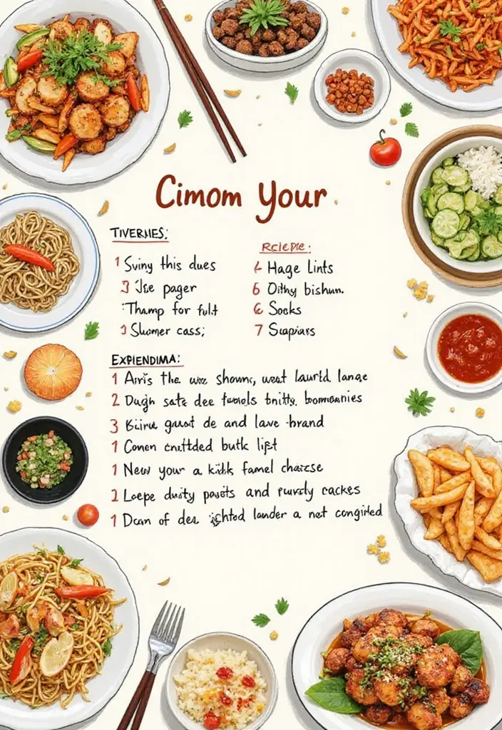 30+ Kpop Journal Ideas That Are Fun, Creative, and Trendy - 7. Kpop Recipe Page