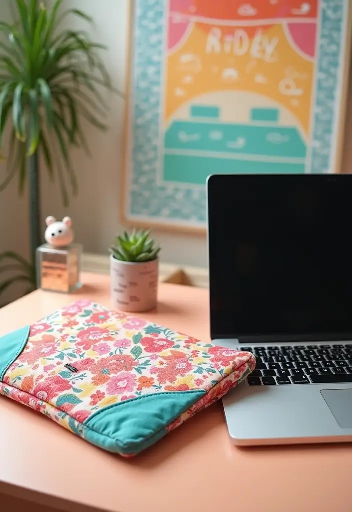 30+ Laptop Decoration Ideas That Make Tech Stylish, Fun, and Personalized - 18. Colorful Laptop Sleeves