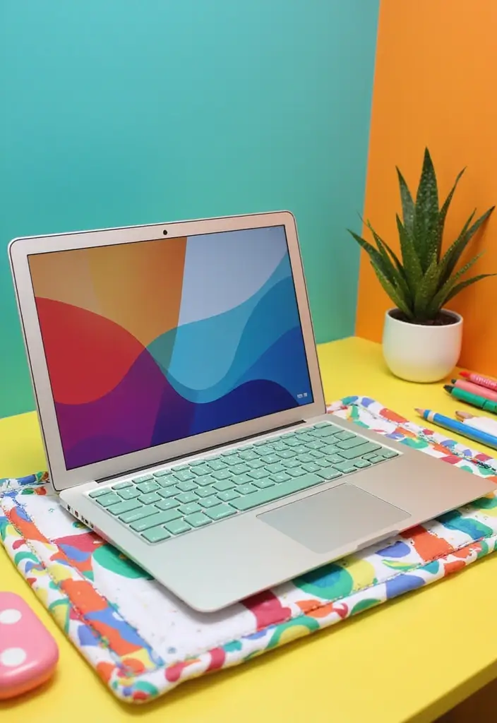 30+ Laptop Decoration Ideas That Make Tech Stylish, Fun, and Personalized - 8. Eco-Friendly Keyboard Covers