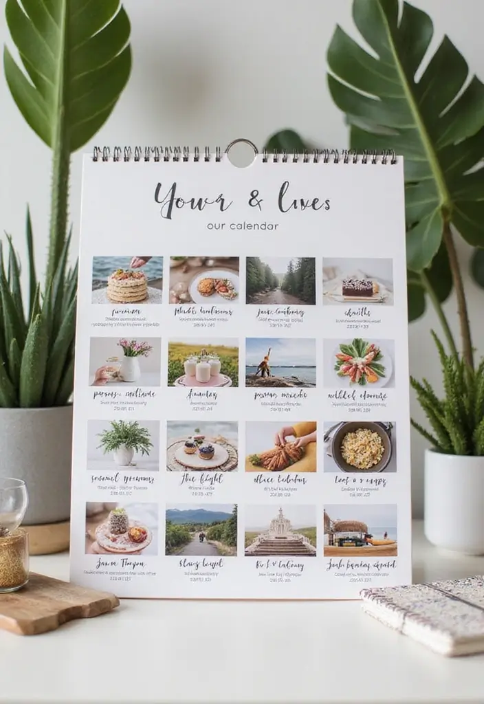 30+ Memories Journal Ideas That Preserve Your Favorite Moments Beautifully - 11. Personalized calendars