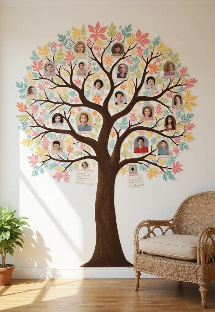 30+ Memories Journal Ideas That Preserve Your Favorite Moments Beautifully - 15. Interactive family tree