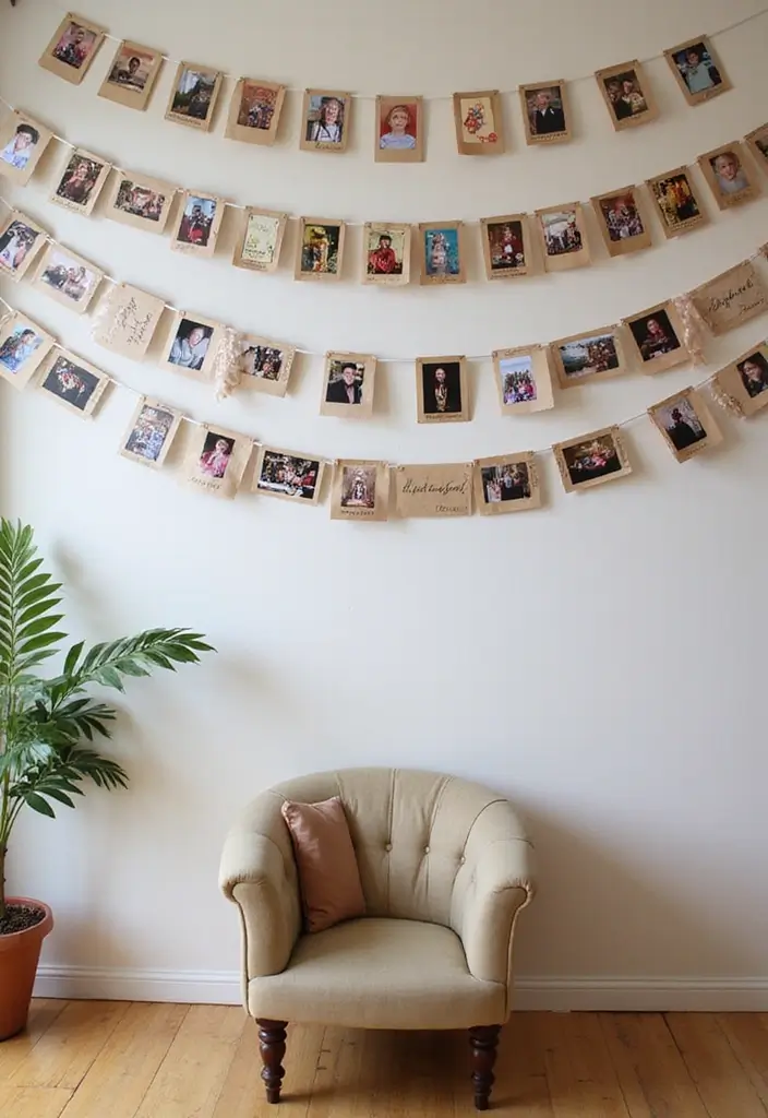 30+ Memories Journal Ideas That Preserve Your Favorite Moments Beautifully - 16. Memory banners