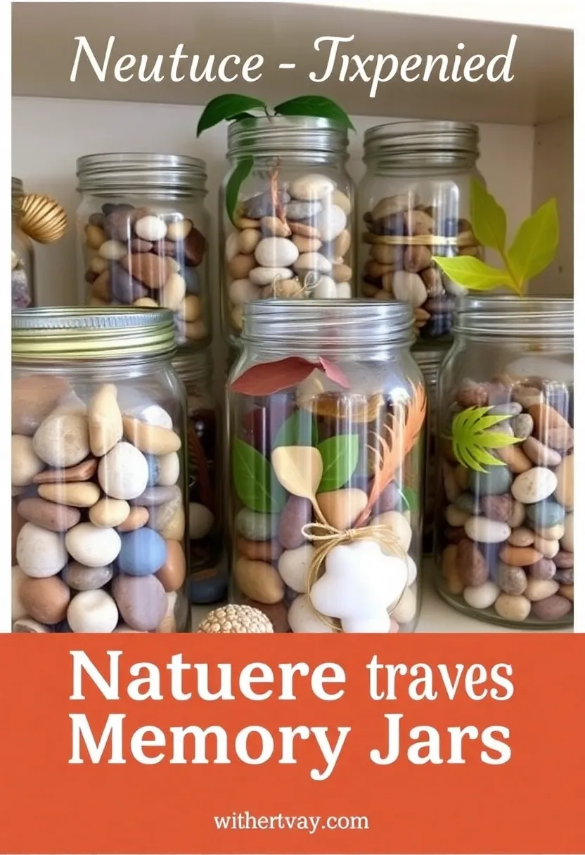 30+ Memories Journal Ideas That Preserve Your Favorite Moments Beautifully - 23. Nature-inspired memory jars