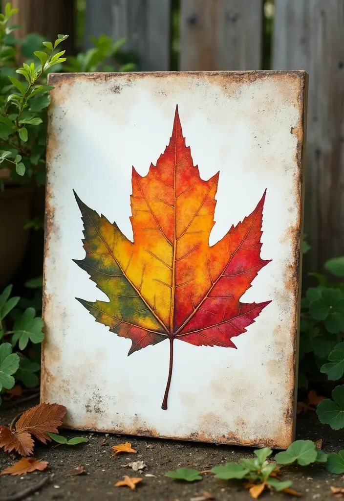 30+ Painting Craft Ideas That Make DIY Art Fun and Inspiring - 4. Nature-Inspired Canvas Art