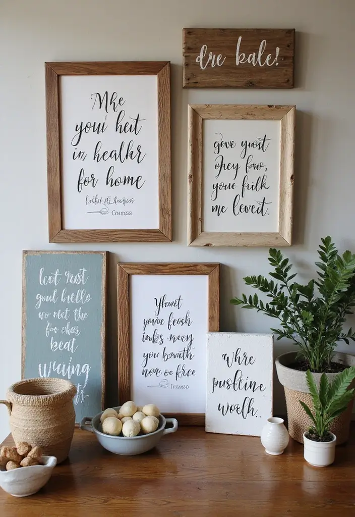 30+ Painting Craft Ideas That Make DIY Art Fun and Inspiring - 5. Painted Wooden Signs