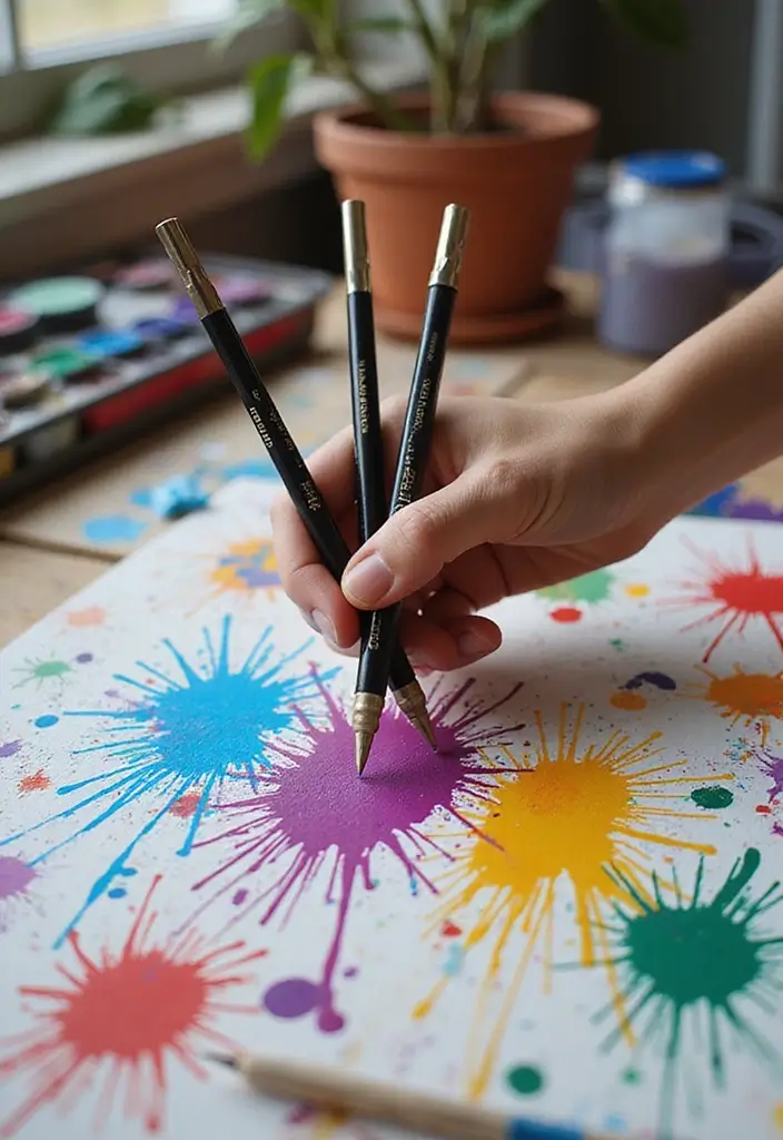 30+ Pen Decoration Ideas That Make Writing Fun, Stylish, and Personalized - 19. The Art of Dripping