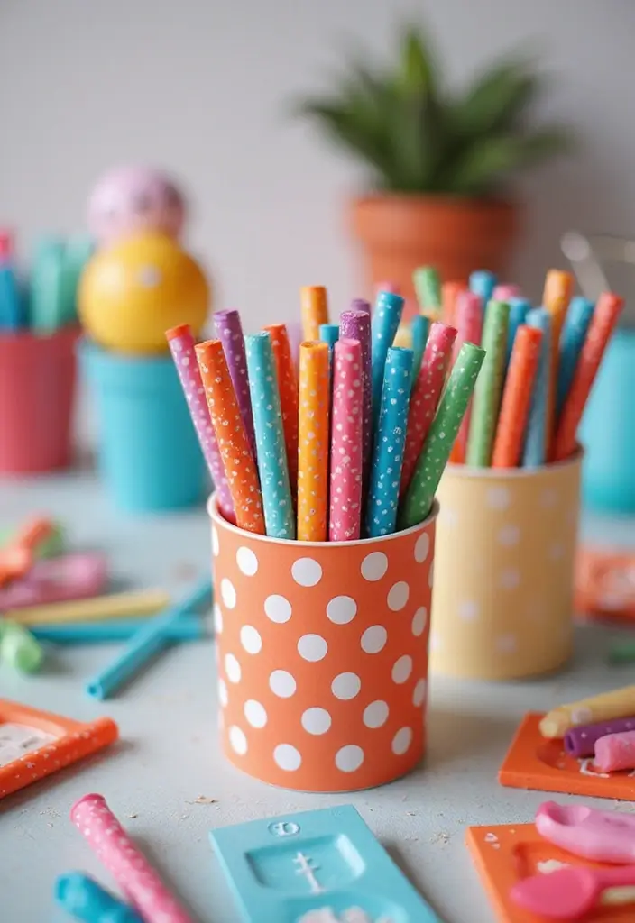 30+ Pen Decoration Ideas That Make Writing Fun, Stylish, and Personalized - 22. Spotted Styles