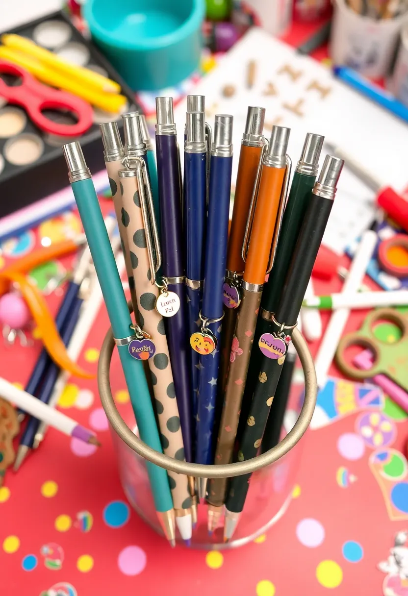 30+ Pen Decoration Ideas That Make Writing Fun, Stylish, and Personalized - 27. Charm Charismatic