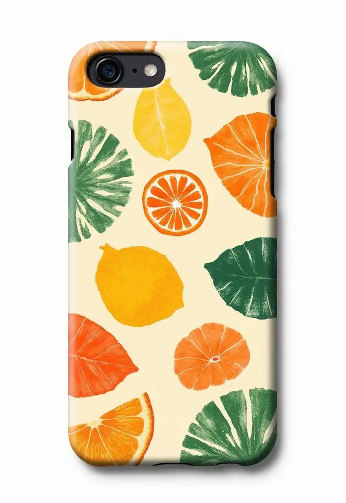 30+ Phone Case Painting Ideas That Are Cute, Creative, and Unique - 17. Retro Patterns