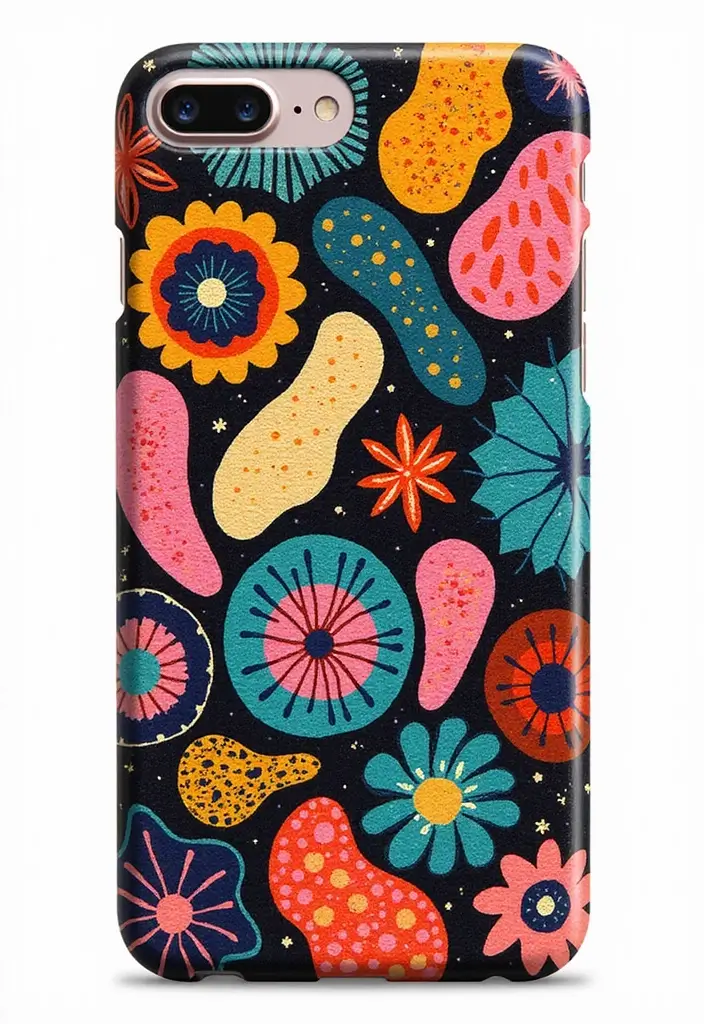 30+ Phone Case Painting Ideas That Are Cute, Creative, and Unique - 24. Abstract Art