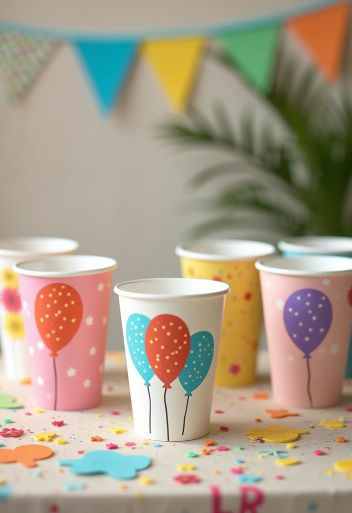30+ Plastic Cup Decoration Ideas That Make Parties and Events Stylish - 22. Balloon-Inspired Designs