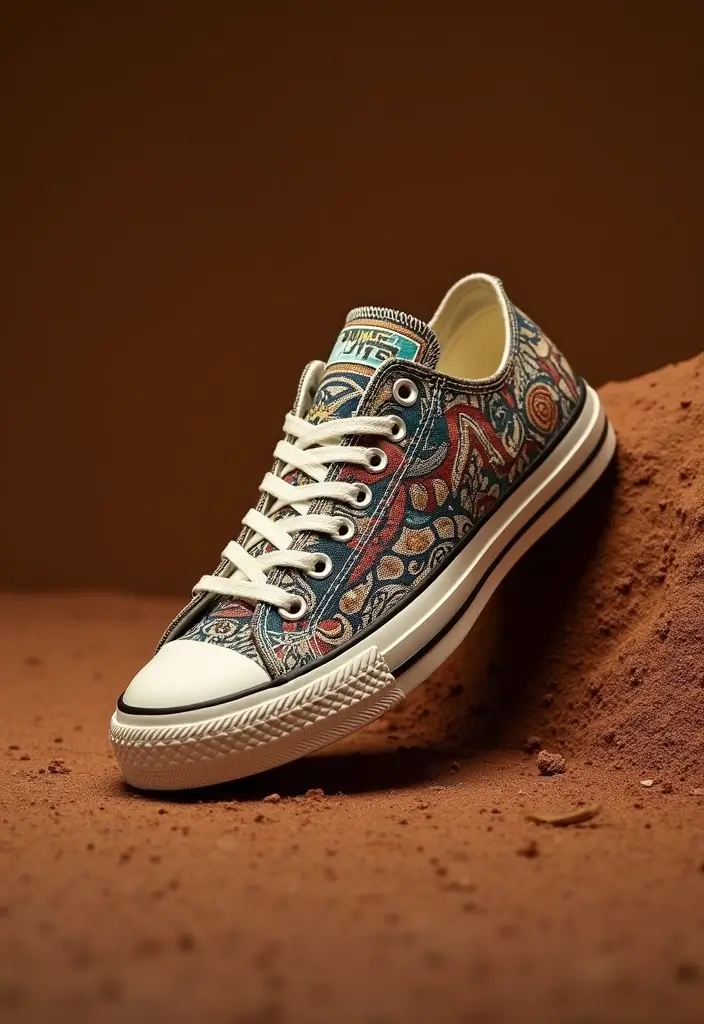 30+ Shoe Painting Ideas Converse That Look Cool and Trendy - 11. Cultural Elements
