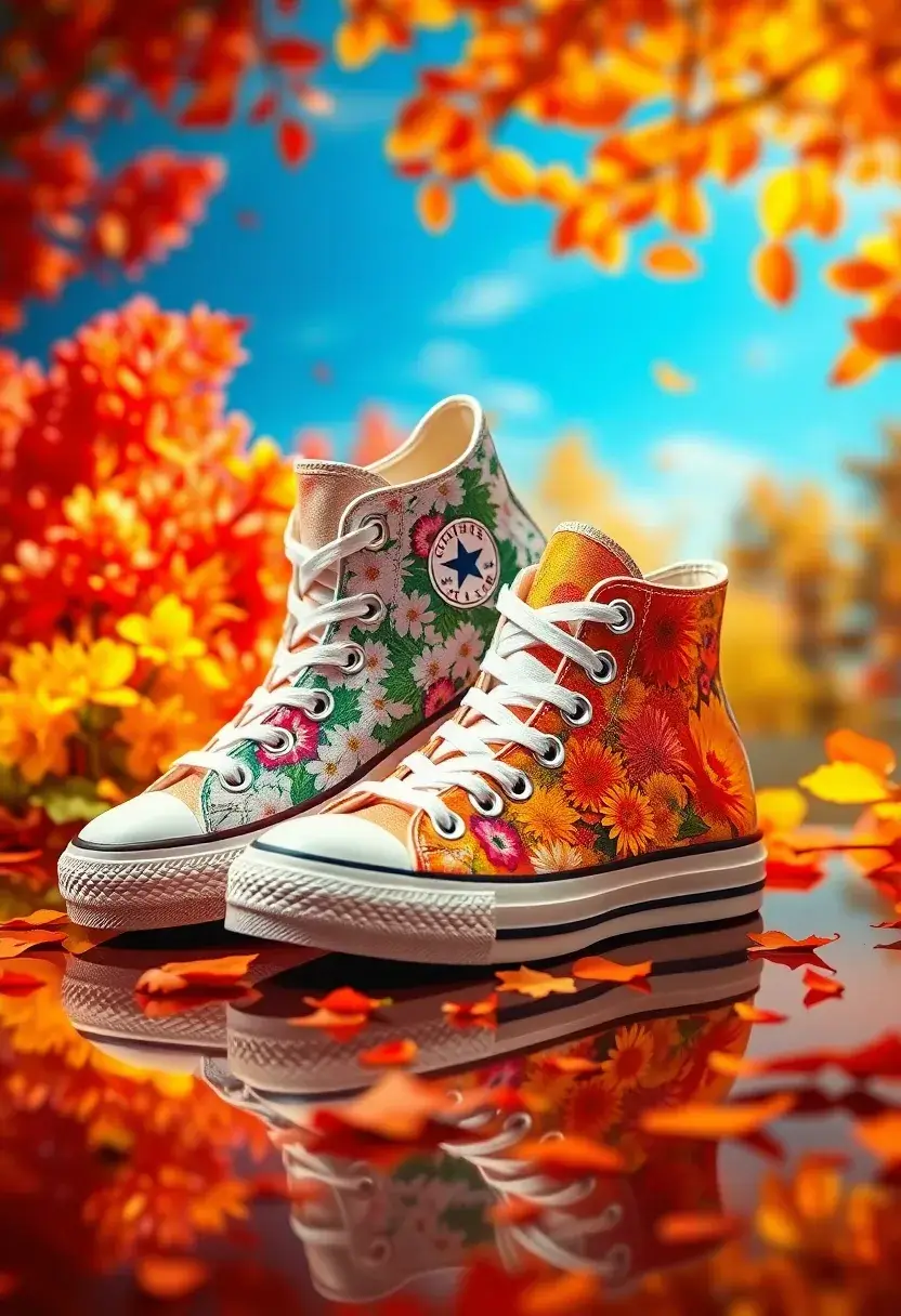 30+ Shoe Painting Ideas Converse That Look Cool and Trendy - 14. Seasonal Themes