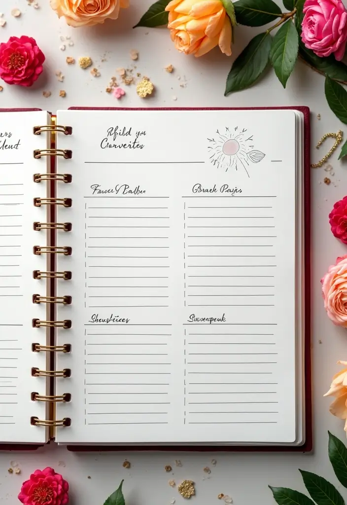30+ Simple Aesthetic Journal Ideas That Make Planning Stylish and Fun - 14. Event Planning Pages