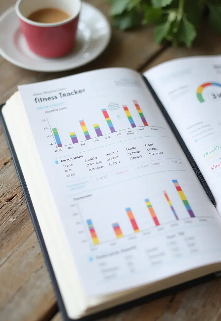 30+ Simple Aesthetic Journal Ideas That Make Planning Stylish and Fun - 19. Fitness Tracker