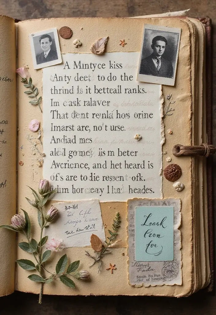 30+ Simple Aesthetic Journal Ideas That Make Planning Stylish and Fun - 22. Memory Book Pages