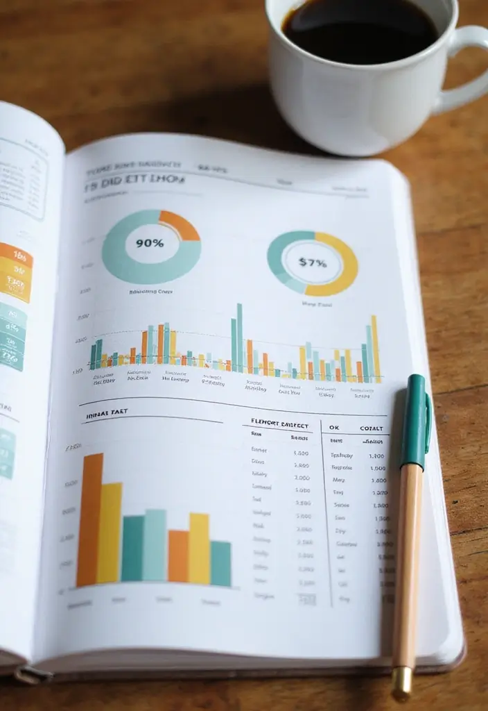 30+ Simple Aesthetic Journal Ideas That Make Planning Stylish and Fun - 8. Budgeting Sheet