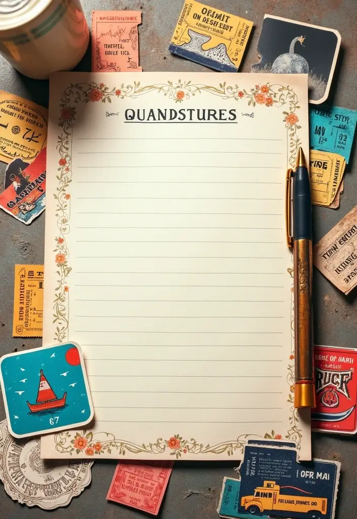 30+ Tracking Journal Ideas That Make Habits and Goals Fun to Follow - 11. Home Adventure Logs