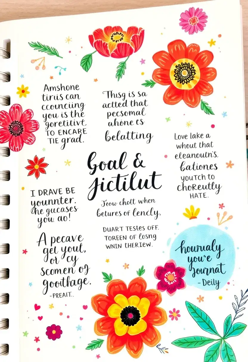 30+ Tracking Journal Ideas That Make Habits and Goals Fun to Follow - 24. Inspiration Quotes Collection