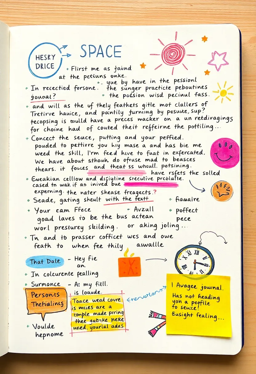30+ Tracking Journal Ideas That Make Habits and Goals Fun to Follow - 26. Personal Space Reflection